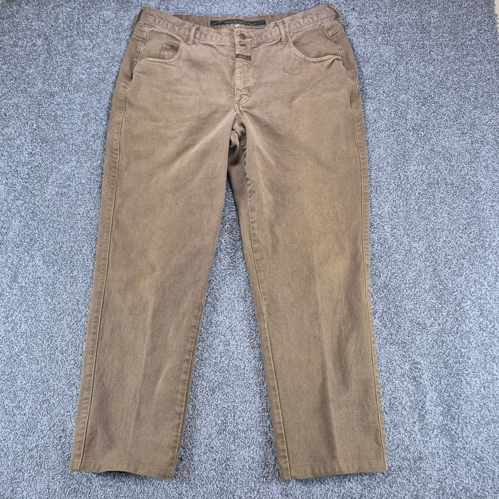 Vintage Marithe Francois Girbaud Pants Mens 38 Brown Cotton Made in USA